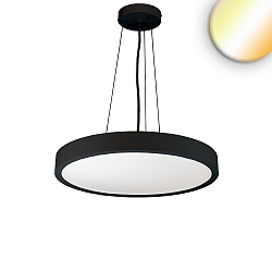 hanging luminaire DN600 IP44, black dimmable