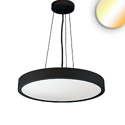 hanging luminaire DN800 up / down IP44, black dimmable