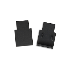 end cap TRACK48 FLAT H25 2 pcs., with cover, black