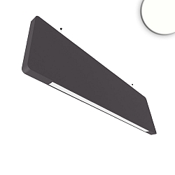 acoustic surface luminaire BAFFEL LAMP30H 33W - 150CM - 06� - TRIAC down, surface-mounted version, with lens optics, anthracite