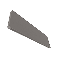 BAFFEL TRACK48ID (EMPTY TRACK) 150CM - 15W 3000K DALI controllable, with lighting, indirect, black