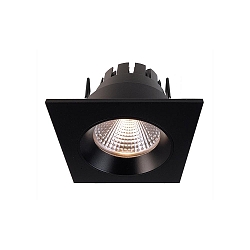 KapegoLED recessed ceiling ring Orionis, square, current constant, 17-19V DC, 350mA, 6.5W, warm white, matt white