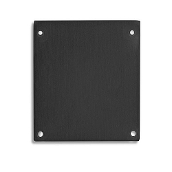 Accessory for profile LAMP30 - aluminium endcap E69 (2 pc.), incl. screws, black