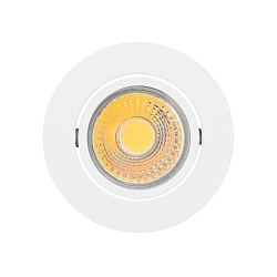 Recessed LED downlight A 5068 T FLAT, � 8.8cm, COB, 8W 4000K 38�, swivelling
