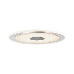 LED Recessed luminaire PREMIUM LINE WHIRL LED, round, 1x6W, 350mA, 150mm, turned aluminum/satined