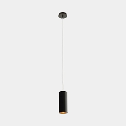 pendant luminaire PIPE 17CM cylindrical, short GU10 IP20, black dimmable