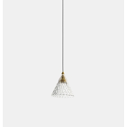 pendant luminaire VENETO LED IP20, gold dimmable