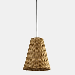 pendant luminaire CARIBE E27 IP20, brown