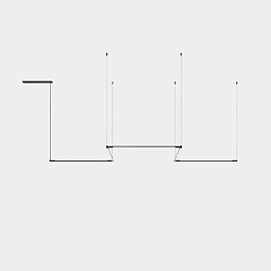 pendant luminaire TUBS MODULAR LED IP20, black dimmable