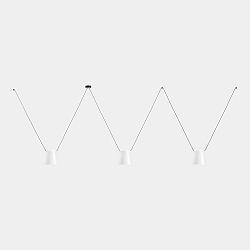 pendant luminaire ATTIC 3 3 flames, conical E27 IP20
