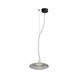 pendant luminaire PLAT SURFACE (PHASE) with shade, CCT Switch, adjustable, with diffuser IP20, black dimmable