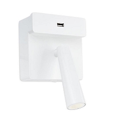 wall luminaire GAMMA LED rotatable, with USB connection