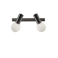 wall and ceiling luminaire MIST DOUBLE E14 IP44, black