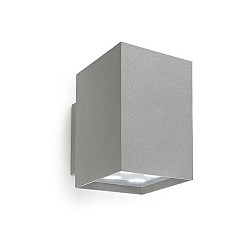 outdoor wall luminaire AFRODITA POWER LED up / down, switchable, set back IP55, grey 