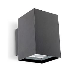 outdoor wall luminaire AFRODITA POWER LED up / down, switchable, set back IP55, anthracite 