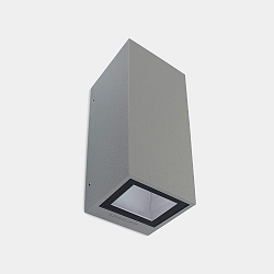 outdoor wall luminaire AFRODITA GU10 DOUBLE up / down, 2 flames GU10 IP65, grey dimmable