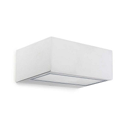 outdoor wall luminaire NEMESIS LED -  7x17CM up / down, small, switchable IP65, white 