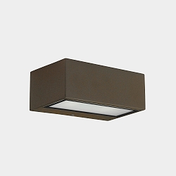 outdoor wall luminaire NEMESIS LED -  7x17CM up / down, small, switchable IP65, brown 