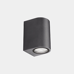 outdoor wall luminaire EKO SINGLE EMISSION GU10 down GU10 IP66, anthracite dimmable