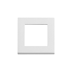 mounting frame CLICK square, mechanical, white