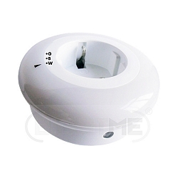 LED sensor night light GBW 0.5W, adjustable light colour (green/blue/white), EU plug