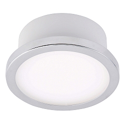 ceiling luminaire AQUA UNO round, CCT Switch, switchable GX53 IP44, chrome, glossy 