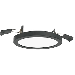 ceiling recessed luminaire AQUA PLANO � 14.7CM rigid, CCT Switch, switchable GX53 IP44, black matt 