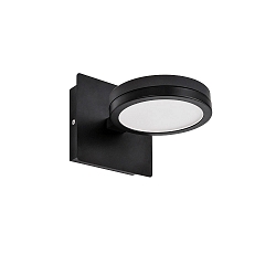 mirror luminaire AQUA ONNA 1 flame, CCT Switch, switchable GX53 IP44, black matt 