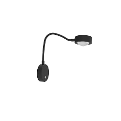 wall luminaire POWERLENS FLEX direct GX53 IP20, satined, black matt