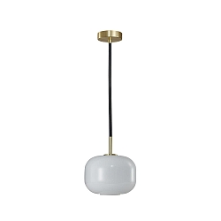 pendant luminaire CUSCINO SMALL G9 IP20, brass, black