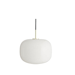 pendant luminaire CUSCINO LARGE E27 IP20, brass, black