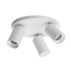 ceiling luminaire SPOTON CIRCLE 3 3 flames GU10 IP20, white