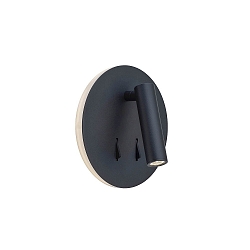 wall luminaire CIRCLE LED IP20, black 