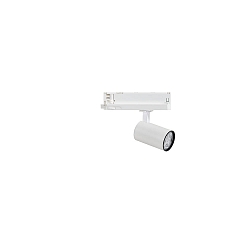 3-phase spot MARCO 2 MINI DBT swivelling, rotatable IP20, powder coated, transparent, white 