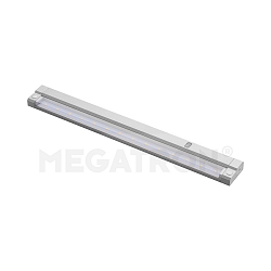 LED under-cabinet luminaire UNTA, with PIR sensor, IP20, 38cm, 5W 3000K 380lm 110�, silver
