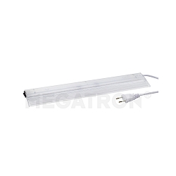 LED under-cabinet luminaire UNTA ACRYL, with switch, IP20, 35cm, 10W 3000K 800lm 140�, white