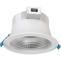recessed luminaire FILA FR � 15CM CCT Switch, switchable, multipower, with reflector IP54, white  13,5 / 18
