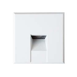 wall recessed luminaire STAIR 68 SCCT square IP40, white matt dimmable