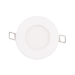 recessed downlight LED PANEL FLAT 85 R SCCT MP round, CCT Switch, switchable, multipower IP44, white 