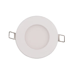 recessed downlight LED PANEL FLAT 85 R SCCT DIM C round, CCT Switch IP44, white dimmable