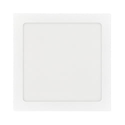 surface downlight LED PANEL FLAT 220 Q SCCT DIM C square, CCT Switch IP44, white dimmable