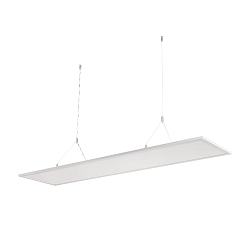 LED Pendant luminaire LED PANEL FLAT R2 with Uplight, incl. LED driver, 40W, warm white, 1-10V dimmable