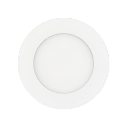 LED ceiling luminaire LED PANEL SURFACE 120 R, round, � 12cm, 5W 3000K 290lm, white