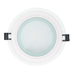 LED panel LED GLAS PANEL 160R SCCT CCT Switch, dimmable, dimmable 10W 850 / 1000 / 950lm 3000 / 4000 / 5700K 120� 120� CRI >80