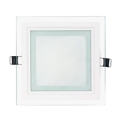 LED panel LED GLAS PANEL 160Q DTW Dim-To-Warm, dimmable 11W 50 - 850lm 2000 - 3000K 120� 120� CRI >80