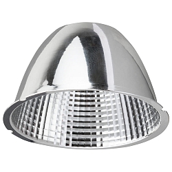 Reflector 60� for LED LED SHOP LIGHT 190 38W, PMMA / aluminum shiny