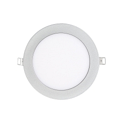 recessed downlight LED PANEL FLAT 130 R 830 350MA OPAL standard, round, excl. LED driver IP20, mat, titanium dimmable