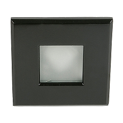 Recessed outdoor luminaire WT 50 Q, IP65 on front, � 8.6cm, GX5.3 max. 50W, black