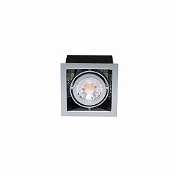downlight MINI KARDAN E1 1 flame, swivelling, dimmable titanium