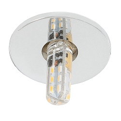 Recessed luminaire for starry sky C 392, � 4cm, G4, chrome
